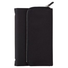 Itshoni 附筆袋6格活頁本 聖經尺寸, 黑色, 1個