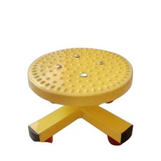 허리 트위스트 하체 운동 허리돌리기 실내 회전 운동기구 헬스기구, 옐로우(정음/500진)