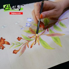 신진사 한국화붓 모음(겸호면상필 장유 채색필 매듭 면상필 선묘필 진호면상), 면상필/소