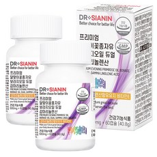 月見草油琉璃苣油雙伽馬亞麻酸膠囊, 60顆, 2罐