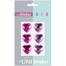 유니아트 스티커 유니 비즈스티커 2번