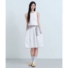 무신사 스탠다드 WOMAN 우먼즈 탱크 탑 콤비 드레스 화이트 MWFOE6A06-WH 544267