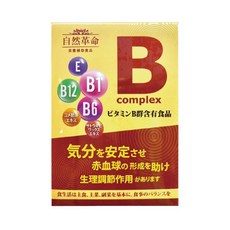 自然革命 高效活性B群錠狀食品60粒/盒 買3送1 含穀維素 貓爪藤萃取 台灣公司貨, 1個, 60顆