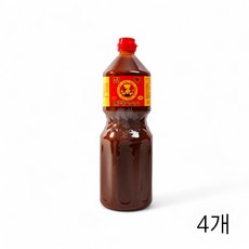 돈가스소스 하나식품 경양식 업소용 일식소스 대용량 4개 돈까스소스 1.8Kg X 돈카츠, 1.8L