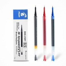 百樂PILOT BXS-V5RT V5按鍵式鋼珠筆筆芯 0.5mm, 1個, 藍