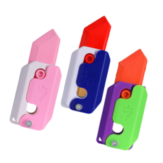 루미에르 당근칼 토이 나이프 피젯 스피너 글리터, 1.토이나이프 3개, 3개