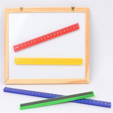 컬러 자석자 19cm 29cm 2P 디자인도구