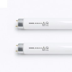 BL T8 UV-A 20W 자외선 포충용 포충기용 모기퇴치용 램프 한빛포충기 효성포충기 등의 기구램프 [2개단위 판매], 590mm(핀 제외사이즈)