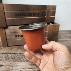 제이큐 가벼운 원형 플라스틱 화분 소형