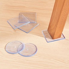 의자 장판 눌림 방지 패드 찍힘 끌림 소리 스티커 4개, 원형 4P