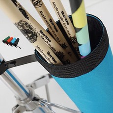 주머니형 드럼스틱홀더 가방 케이스 보관함 드림 연습용 바구니 악기 거치대 꽂이 걸이 rbg+710Dm, 블랙