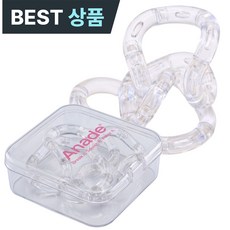 아네드 탱글 피젯 토이 스트레스 해소 집중력 향상 ADHD완화, 1개, 크리스탈 화이트