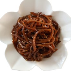 여우마을 수제반찬 촌스러운 국산 우엉채조림 김밥용우엉, 1개, 250g