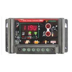 四月科技能源 鋰電鉛酸通用10A太陽能控制器帶USB發電充放電保護12V / 24V自識別, 1個, 10A
