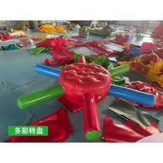 에어 바운스 게임 장애물 체육 대회 물놀이 야외 균형, 체육대회 바운서 다채로운 턴테이블, 1개