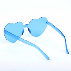 하우스픽 아기선글라스 무테 하트선글라스 블루