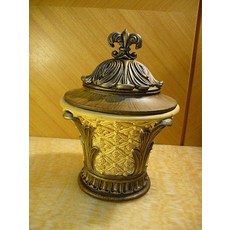 歐風花瓶擺飾/果罐/置物罐 可掀蓋