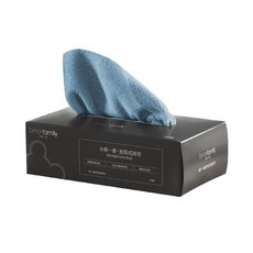 抽取式抹布 一次性廚房清潔布 加厚吸水抹布 家用清潔用品, 盒裝20抽(顏色隨機), 1個