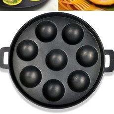 越南煎餅鍋 8孔/12孔 附鍋蓋, 1個, 8洞（約24cm）