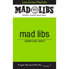 (영문도서) Lime Green Mad Libs: World's Greatest Word Game Paperback, Mad Libs, English, 9798217052837