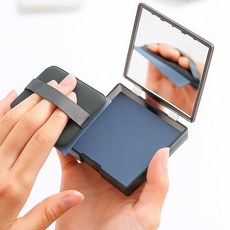 비엠 기름종이퍼프 팩트형 오일페이퍼 페이스페이퍼 유분기제거, 1개, 100매입