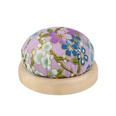 GHSHOP 바느질 핀 쿠션 바늘 패드 나무 DIY 공예 바느질 용품 바늘 핀쿠션 핀 홀더 자수 바느질 퀼팅, 목재, 곰, 1개