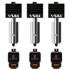 사바임 밤부 랩 H2 시리즈 /P2S 3D 프린터용 2PCS 0.4MM H2D /H2S 핫엔드 키트 업그레이드 고온 및 퀵 스왑 경화 강철 노즐 교체 프린터 익스트루더 실리콘 양말, 3PCS 0.6MM Hotends