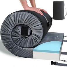 아마존 롤팩 무압력 매트리스 고밀도 폼 얇은 매트리스 소프트 매트리스 슬로우 리바운드, 40*40cm (스펀지 샘플), 캠핑용 폼 매트리스 (맞춤 주문 필요)