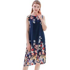 공식 (현대Hmall) 라페어 라메르 가든 네이비 민소매 원피스 LWOFF179-NY