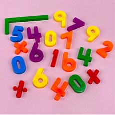 유치원 셈놀이 숫자공부 교보재 숫자연산기호 숫자자석 37pcs 자석완구 아동 병설유치원