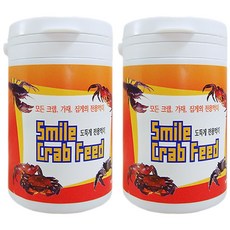아이사이언스에듀 스마일크랩피드 100g 2개 갑각류 도둑게 소라게 사료