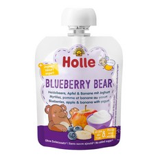 홀레 요거트 퓨레 파우치 블루베리 베어 85g, 1개