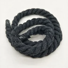 1-5 미터 12mm 3 가닥 트위스트 코튼 로프 짠 브레이드 가방 코드 홈 장식 Drawstring 밧줄 DIY 바느질 액, 03 12mm-1Meter, 01 DarkGray