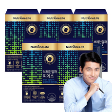 [무료배송/오늘출발] 뉴트리원 브레인알파피에스 대두유래 인지력 개선 세트 구성, 5개, 30정
