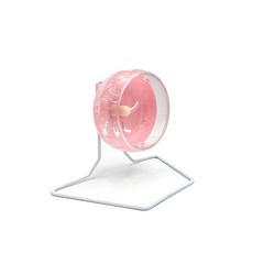 바이오라이프 햄스터 무소음 쳇바퀴 핑크 11cm (소형), 1개