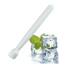 다기능 레몬 압착기 분쇄 해머 포함 모히토 매셔 전문 칵테일 음료 머들러 핸들 프레스 아이스, White, 1개