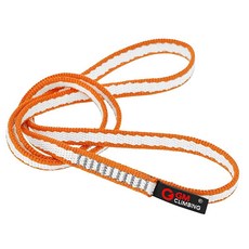 GM CLIMBING 블랙 11mm UHMWPE 슬링 러너 22kN CE UIAA 인증 120cm / 48인치 단일 유닛, 주황색