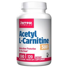 Jarrow FORMULAS 賈羅公式 乙醯左旋肉鹼素食膠囊 500mg, 120顆, 1罐