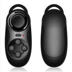 리모컨 블루투스 무선 스마트폰 전자책 이북리더기 셀카봉 원격제어 타이머, 검은색, 1개