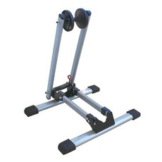 MaxxHaul 접이식 바닥 자전거 스탠드 블랙 20~29인치 스포츠 자전거에 적합(80717), MaxxHaul 접이식 바닥 자전거 스탠드, 블랙, 2