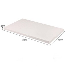 조절 가능한 높이 메모리 폼 베개 라텍스 스펀지 패드 인용 50x30 60x40 24cm 컴포터 60x40x2cm 메모리폼 (커버 포함), 60x40x4cm 메모리폼 (커버 포함)