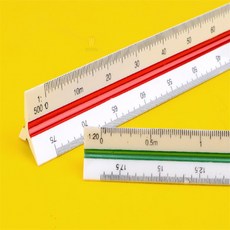 월닷디자인 삼각스케일자 측정자용품, 15cm - 고배율