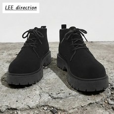 리디렉션 남성 6cm 키높이 스웨이드 워커부츠 캐주얼 더비부츠 빅사이즈 250~290