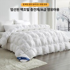 구스이불 이불 겨울 두꺼운 한파용 폴란드 호텔침구 힐튼, 쥬화 스타일 어반 화이트