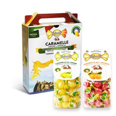 이태리레몬캔디 선물상자 (레몬 + 오렌지 ), 1박스, 400g