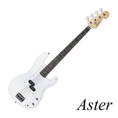 아스터 베이스기타 AJ-40 입문용 프레시전 풀패키지, 1개, WH(화이트)