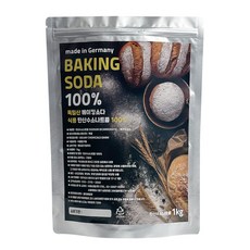 SOLVAY 독일산 먹는 베이킹소다 식소다 식용 중조 음용 탄산수소나트륨 중탄산수소나트륨, 1개, 100g