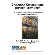 (영문도서) Canadian Corrections Officer Test Prep Paperback, Complete Test Preparation Inc., English, 9781772454352
