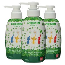BANDAI皮克敏兒童洗潤合一洗髮精, 3個, 300ml