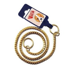 애견 골드색상 체인 7.5mm X 20(50cm) 산책 목 줄 줄, W0414F1_50cm／FREE